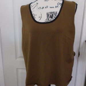 Bob Mackie Wearable Art Knit Tank Top XL